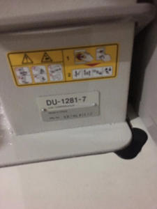 JUKIs d'occasion <span class=keywords><strong>DU</strong></span>-1281-7 machine à coudre à 1 aiguille avec alimentation supérieure et inférieure, avec crochet à double capacité et coupe-fil automatique - Product Image 5