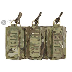 Tactische Versnelling Dubbellaags Sleuven Magazijn Molle Pouch Voor Tactische Vest Plaat Drager Chaleco Tactico Tactical Mu - Product Image 2