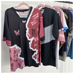 Factory <span class=keywords><strong>Outlet</strong></span> Venta al por mayor <span class=keywords><strong>Baloncesto</strong></span> Béisbol Deporte Camiseta Entrenamiento Ropa Stock Jersey, Entrega aleatoria Ciclismo Jersey - Product Image 3