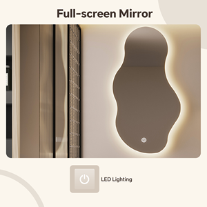 Mueble de Baño Moderno <span class=keywords><strong>Minimalista</strong></span> con Espejo Inteligente y Gabinete de Madera Sólida - Product Image 4