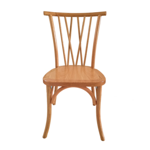 Chaise de banquet en bois durable de style fermier classique <span class=keywords><strong>pour</strong></span> adultes, avec dossier en W - Product Image 3