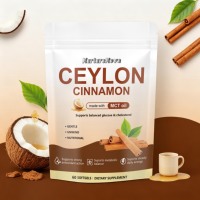 Gélules de cannelle de Ceylan infusées avec de l'huile MCT, 60 gélules, complément alimentaire