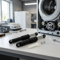 WH17X10001 Waschmaschinen-Anti-Schock-Kit Stoßdämpfer-Set Vibrationsreduktions-Teile für Heimwäscherei