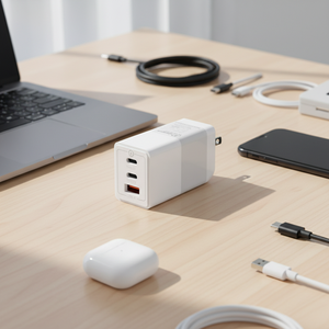 <span class=keywords><strong>Cargador</strong></span> Rápido Súper Inteligente Delgado con Logotipo Personalizado de Marca Privada Original Pse de 65 W Usbc Pd Gan 2c1a para iPhone, OnePlus, <span class=keywords><strong>Samsung</strong></span> <span class=keywords><strong>Trio</strong></span> - Product Image 1