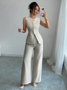 Conjunto de Chaleco y Pantalón para Mujer al por Mayor, Tallas S-3XL, La Sig Ra Chouraqui E Una Donna a Pant Titolo Abiti a Giacca E Giacca - Product Image 3