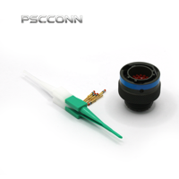 Connecteur d'aviation circulaire professionnel PSCCONN D38999 JY27484T12B35PN, fiche mâle 22 broches haute fiabilité