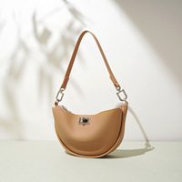 Nouveau Sac Bandoulière Femme Haut de Gamme en Cuir de Vachette 2025 – Design Élégant à Porter à l'Épaule ou sous le Bras, Fermeture Éclair, Style Classique et Tendance