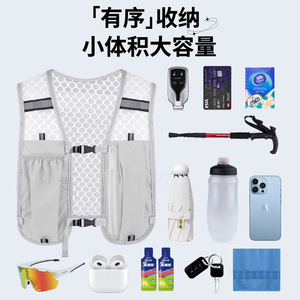 Sac de sport extérieur léger avec poches pour la course, la randonnée, le cyclisme, pour hommes, toutes saisons, noir, gris, bleu, vert - Product Image 4