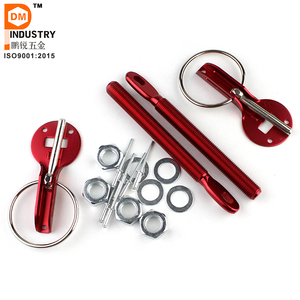 Pasadores de Capó Universales con Cierre Rápido, Accesorios para Automóviles, Kit de Bloqueo de Capó de Motor de Aluminio, Tipo Universal para Autos - Product Image 2