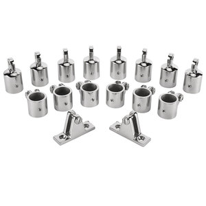 AISI316 Main courante en acier inoxydable Bimini Eye End Top Caps Matériel marin pour bateaux - Product Image 6