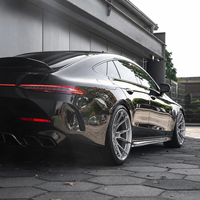 Jantes forgées concaves de style R2 de 18 à 21 pouces 5x112 5x114.3 en couleur gunmetal pour Mercedes Wheel AMG GT C190 GTS GTC