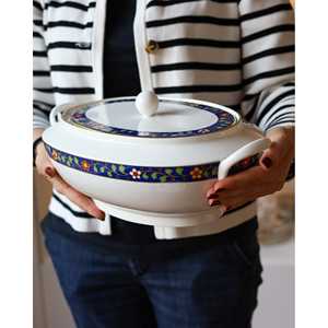 Service de table Richard Ginori Lago Pallanza décoré de 12 pièces, vaisselle personnalisable et kit de tasses à café pour hôtels kg - Product Image 4