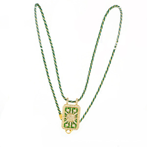 Nouvel arrivage de <span class=keywords><strong>tarot</strong></span> bohème coloré en émail religieux soleil lune sombre diable ange pendentif collier pour femmes - Product Image 6