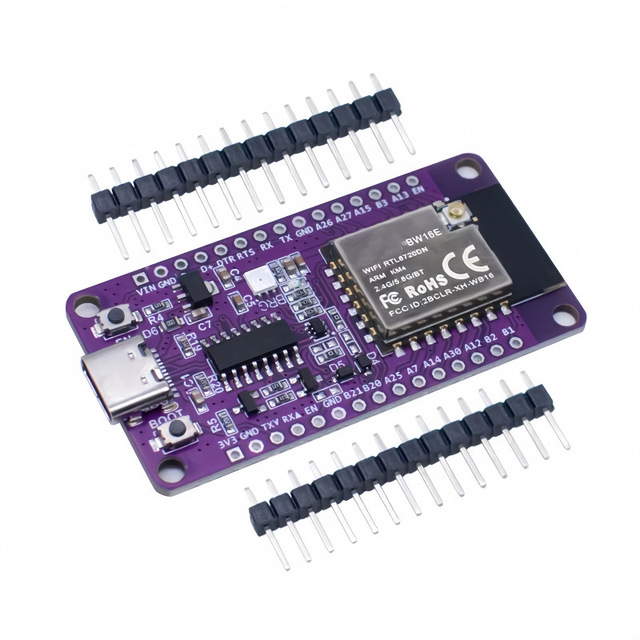 RTL8720DN dual band WiFi Bluetooth BLE module NICEMCU BW16 development board