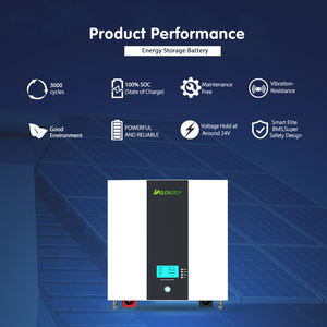 Литий-ионная батарея 5KWh Solar home roof Lifepo4 48 в 100 Ач - Product Image 4