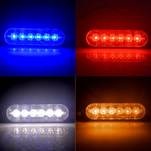 ไฟเลี้ยว 6Led 12-24V แบบติดด้านข้างสำหรับรถจักรยานยนต์ รถบรรทุก ชุดอัพเกรด - Product Image 3