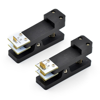 2.54mm 2.0/1.5/1.27mm espacement montage de Test PCB Clip Pince Fixation Sonde Pogo Pin Télécharger Programme Burn 3P 4P 5P 6P 7P 8P 9P 10P