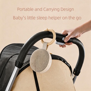 Nouvelle conception 2026 : Machine à bruit blanc portable et rechargeable pour apaiser les pleurs <span class=keywords><strong>de</strong></span> bébé avec veilleuse RVB - Product Image 2