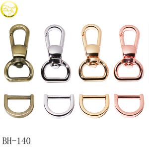 Bán Buôn Túi Xách Phụ Kiện Nhiều Màu Sắc Con Chó Dây Xích Snap Móc Móc Hợp Kim Kẽm Ví Kim Loại Xử Lý Có Thể Điều Chỉnh Ba Lô Kích Hoạt Móc - Product Image 1