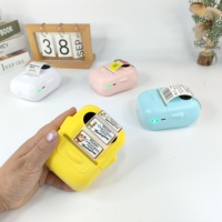 Mini imprimante d'étiquettes portable P50, sans encre, idéale pour les cuisines domestiques, les bureaux, les étiquettes de prix et les autocollants