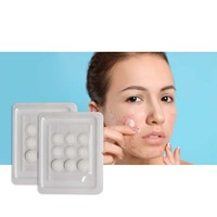 Patch anti-acné microcristallin HODAF - Tailles personnalisables, patch invisible, absorption rapide, solution de soin de la peau pour le contrôle quotidien du sébum.