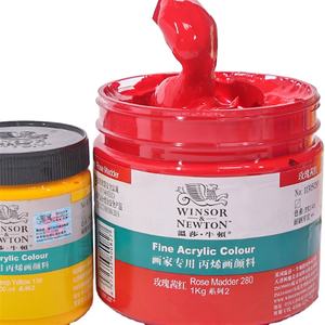 Winsor Newton 300ml Pintura acrílica Calidad Venta al por mayor Botellas de pintura para lienzo Pintura de papel Variedad de colores para proceso creativo - Product Image 2