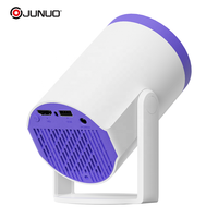 Proyector LCD Portátil JUNUO TURN1 con Android 14, 200 Lúmenes, 720P, Compatible con Decodificación 4K, Proyector Inteligente para Cine en Casa