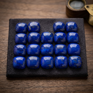 Cojín de piedras preciosas sueltas de lapislázuli natural de calidad superior al por mayor, forma de cabina, color azul semiprecioso al mejor precio - Product Image 4