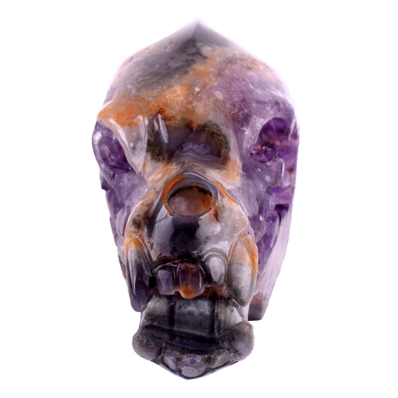 アメジストクリスタルスカル 天然石 頭蓋骨