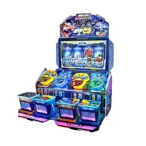 Kualitas tinggi anak-anak dewasa coin dioperasikan 4d balap video balap 4 orang arcade terbang mobil permainan mesin kecepatan drift mesin