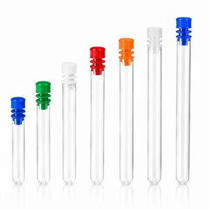 Tube à essai en plastique PP PS, petit tube à essai transparent avec <span class=keywords><strong>bouchon</strong></span> - Product Image 2