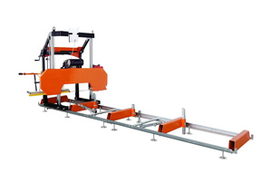 Máy cưa xẻ gỗ di động 28 inch, 26 inch, 32 inch, 36 inch, kiểu băng ngang, có kèm xe kéo - Product Image 3