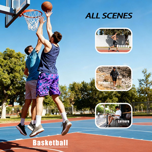 Shorts de basketball confortables et é<span class=keywords><strong>l</strong></span>égants <span class=keywords><strong>pour</strong></span> hommes grandes tailles, <span class=keywords><strong>été</strong></span>, motif diamant, 100% polyester avec taille élastique, imprimé tie-dye - Product Image 5