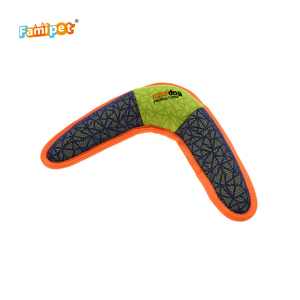 Famipet fabricante personalizado al por mayor <span class=keywords><strong>Boomerang</strong></span> nuevo diseño peluche mascota juguete Squeaky perro juguete - Product Image 6