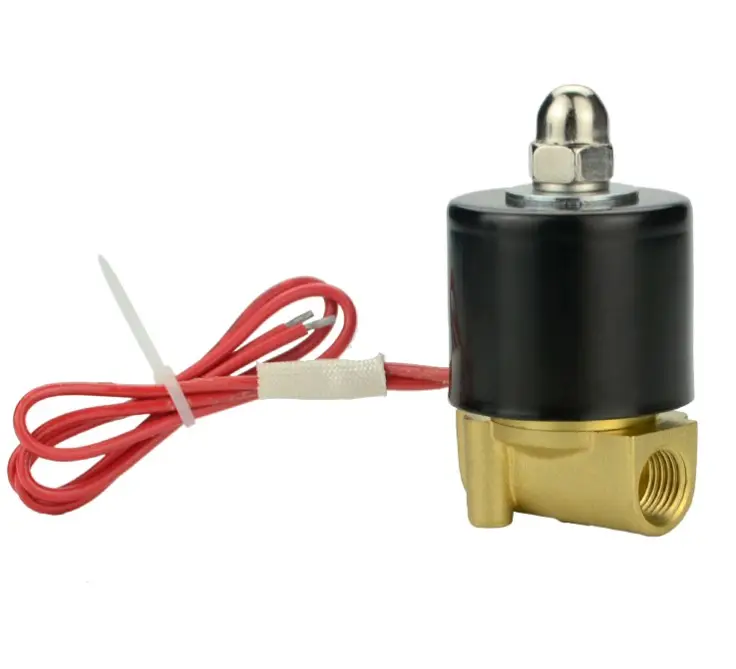 Normally Closed Normally Open Brass 12V 24V Direct Acting Flow Control Air Water Oil 2/2 Way Solenoid Valve