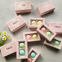 Boîte à chocolat en gros avec logo personnalisé, boîte cadeau de mariage, boîte à macarons de type tiroir, feuille d'or, boîte à dessert en relief