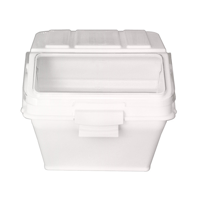 High Quality Food Grade Plastic PE New Style 30 PCS Foldable Mobile Ingredient Storage Boxes Bins Quality Food Storage Container