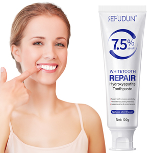 SEFUDUN 120g Pasta Dental Reparadora Blanqueadora con Hidroxiapatita, Marca Privada, Pasta Dental con Hidroxiapatita NHAP para Alivio de Sensibilidad - Product Image 5
