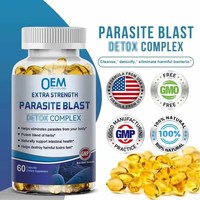 Aeglewell OEM Marque Privée Gélules Détox Souples Nettoyant Intestinal et du Côlon Complément pour la Santé Intestinale Gélule Intestinale