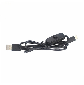 Cable de carga USB tipo C 5V 3A para <span class=keywords><strong>Raspberry</strong></span> <span class=keywords><strong>Pi</strong></span> <span class=keywords><strong>4</strong></span> Cable de alimentación con interruptor de encendido/apagado para computadora RPI <span class=keywords><strong>4</strong></span> Modelo B RPI 4B - Product Image 6
