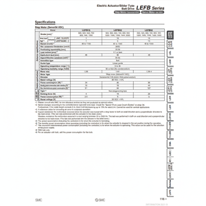 SMC Pneumatics <b>Electric</b> <b>Actuator</b> LEFB25T-700-S11N3 <b>Cylinders</b> Product - Product Image 1