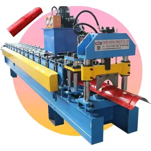 Steel cold making ridge tiles roll forming machine