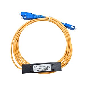 Calli 1X2ไฟเบอร์ออปติก Coupler 1310/1550nm SC UPC สายแพทช์1เมตรตัวแยกไฟเบอร์ตัวแยกเทป1*2 - Product Image 1