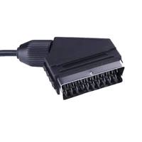 Câble Scart AV RGB de remplacement de 1,8 m pour la connexion PS1 PS2 PS3, cordon de jeu pour console PAL/NTSC