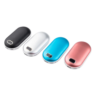 Calentador de manos recargable eléctrico USB portátil de alta calidad, Banco de energía, novedad de invierno, pantalla de regalo, Material de PC