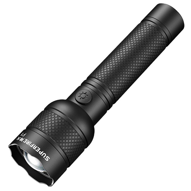 Portable Led Flashlight F1 Series Zoomable Torch Light Aluminums 18650 Rechargeable Small Mini Hand Flashlight