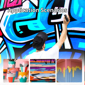 Bán Hàng Nóng 10Mm Cảm Thấy Tip Jumbo Áp phích Đánh Dấu 12 Màu Sắc Vuông Nib Nước Dựa Sơn Tốt Nhất Acrylic Sơn Bút Đánh Dấu Cho Bức Tranh - Product Image 5