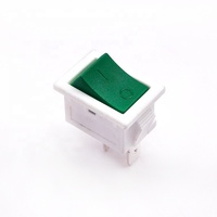 Interrupteur à bascule vert KCD3 2 broches T85 1e4 de bonne qualité en promotion