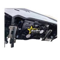 Kit de pare-chocs avant LIXIANG L7 L8 L9 2022-2024 en plastique d'occasion avec phares LED à faisceau haut/bas et découpes pour capteurs d'aide au stationnement, fixation par boulons, OEM