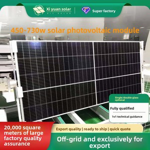 <span class=keywords><strong>Panneau</strong></span> <span class=keywords><strong>solaire</strong></span> photovoltaïque monocristallin 550W en stock, construction double vitrage, installation sur toiture, hors réseau - Product Image 5